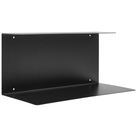 Mensola Da Parete Lille In Acciaio Nero 40×18×18 Cm - Foto 2