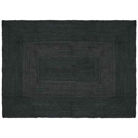 Tappeti per area Rettangolare Grigio Scuro 120 x 170 cm Juta - Foto 1