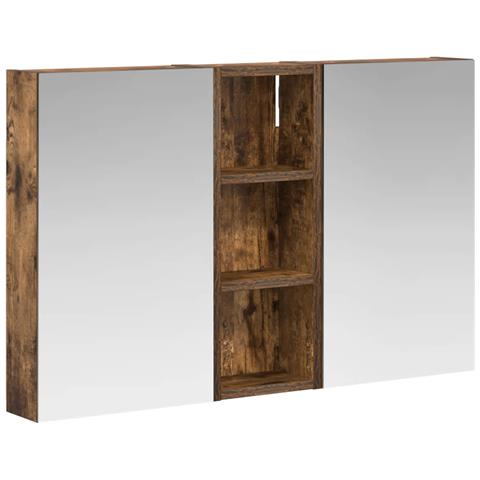 Set di Armadi da Bagno con lo scaffale 3 pcs 80 x 10,5 x 50 cm - Foto 1