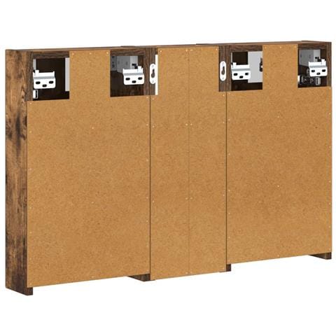 Set di Armadi da Bagno con lo scaffale 3 pcs 80 x 10,5 x 50 cm - Foto 9