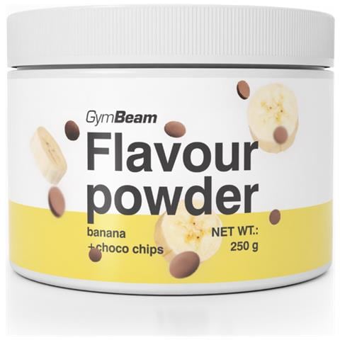 Aromatizzante Flavour Powder con fibre 250 g Banana con Scaglie di Cioccolato - Foto 1