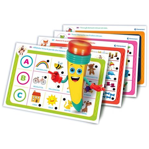 Clemmy 16495 gioco da tavolo La penna parlante Carta da gioco Educativo - Foto 2
