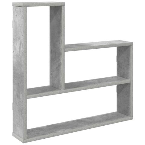 Scaffale da parete Grigio Cemento 60 x 11 x 60 cm - Foto 1
