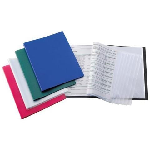 Cartella presentazione Favorit - A4 - 215,90 mm Larghezza x 279,40 mm Lunghezza Dimensione Foglio - 60 Capacità Fogli - Polipropilene - Nero - 1 Pezzo - Foto 2