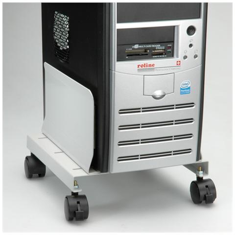 Supporto Per Computer Tower In Metallo Con Ruote - Foto 2