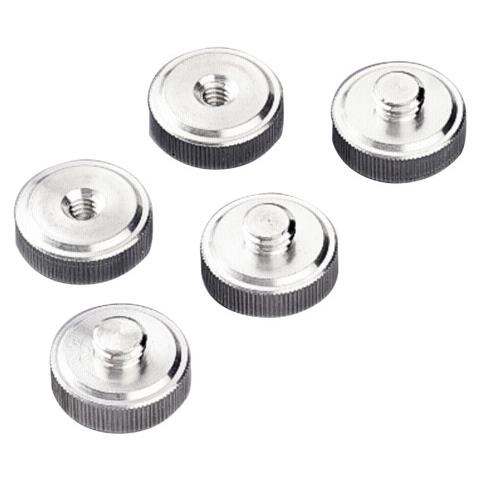 Vite raccordo per treppiede - conf. da 5 pz. - (B) 3/8" > (A) 1/4" - Foto 2