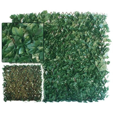 Siepe sintetica copertura giardino finte foglie acero 1x2 mt - Foto 2