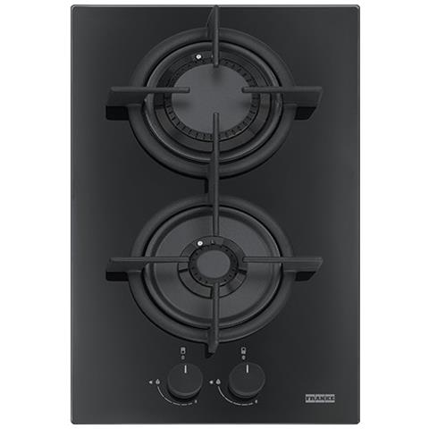 Piano Cottura FHCR3022GHEBKC a Gas Serie Crystal 2 Fuochi Gas Colore Nero - Foto 3