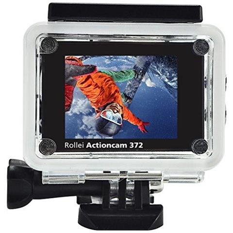 Actioncam 372 - Action-Camcorder con risoluzione video Full HD da 1080p / 30 fps, Obiettivo grandangolare, impermeabile fino a 30 m, incl. custodia subacquea - Nero - Foto 4