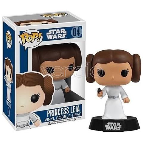 Star Wars Pop Movies Vinile Figura Principessa Leila 9 Cm - Foto 1