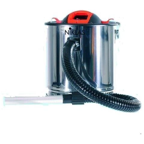 BIDONE ASPIRACENERE ELETTRICO NIKLAS CALIMERO 10 LT 800 W stufa pellet legna