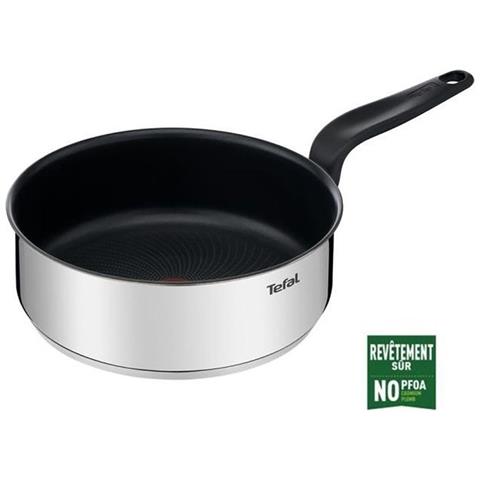Tefal E3093204 Primaria Padella In Acciaio Inox Con Rivestimento Antiaderente 24 Cm + Coperchio, Compatibile Con Induzione - Foto 4