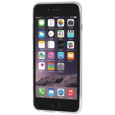 Cover in Silicone per iPhone 7 Plus Colore Argento e Trasparente - Foto 2