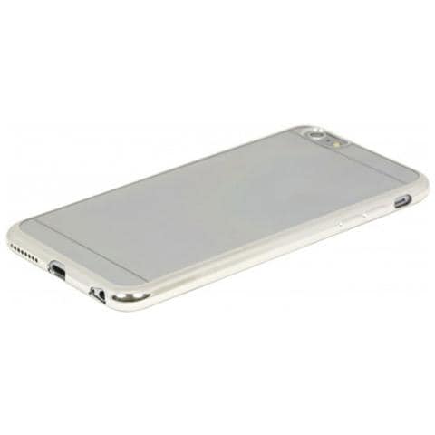 Cover in Silicone per iPhone 7 Plus Colore Argento e Trasparente - Foto 1