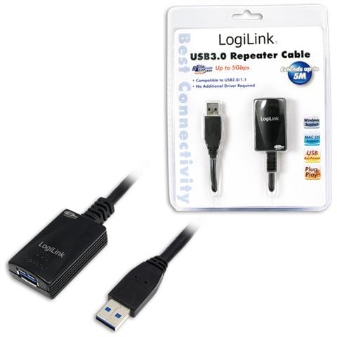 Estensore Di Linea Usb 3.0 Maschio / Femmina Con Cavo Da Mt. 5 - Foto 1