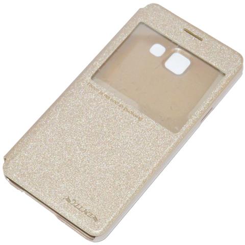 Custodia Sparkle Leather Flip Book Case Samsung Galaxy A5 (2016) A510 Gold - Foto 2