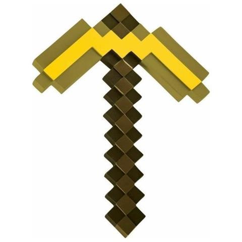 Piccone Minecraft -oro - Plastica - 50 Cm - Foto 1