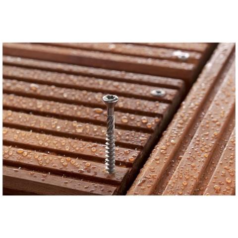 Vite Da Piano Fts-st 5.0x50 Con Testa Svasata, Attacco Tx, Acciaio Inox A2, Filettatura Parziale - Scatola Da 200 - Foto 1