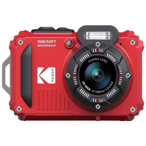 Pixpro Wpz2 1/2.3"" Fotocamera Compatta 16,76 Mp Bsi Cmos 4608 X 3456 Pixel Rosso - Foto 1