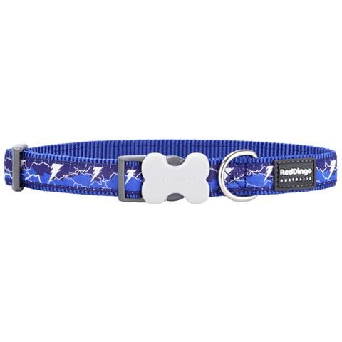 Collare Per Cani Style Lightning Blu Marino 41-63 Cm - Foto 1
