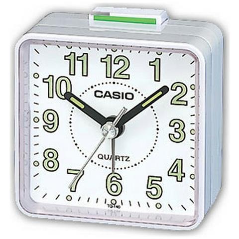 Orologio-sveglia Analogico Casio Tq-140-7df Bianco Plastica (57 X 57 X 33 Mm) - Foto 1