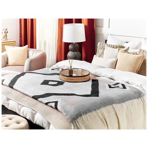 Coperta Kattike Tessuto 130 X 170 Cm Grigio - Foto 1