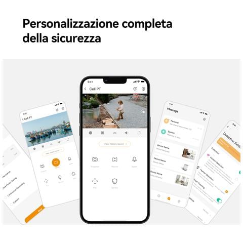 Cell PT Kit - Telecamera da Esterno a batteria con risoluzione 2K (3MP), Rilevamento Movimento /Umano, Visione Notturna a Colori, Audio Bidirezionale, IP66 - Foto 12