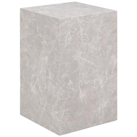 Tavolino Prague - Grigio - Mdf - 30x30x50 Cm - Foto 1