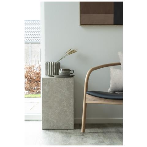 Tavolino Prague - Grigio - Mdf - 30x30x50 Cm - Foto 2