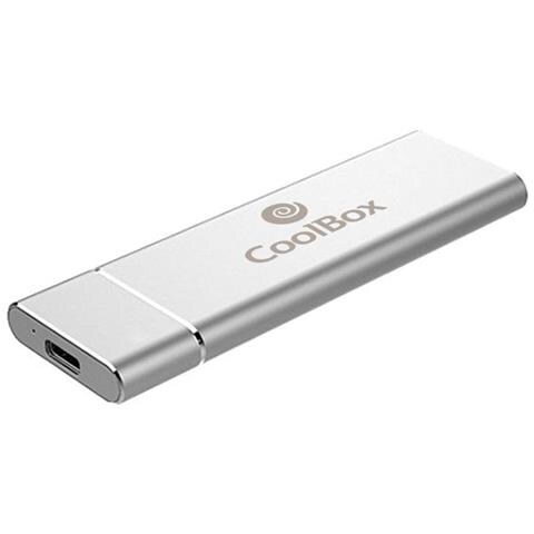 Box Esterno SSD M. 2 M. 2 USB 10 Gbit /s Argento - Foto 1