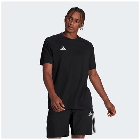 T-Shirt Tiro 23 Hk8036 Uomo Taglia L Colore Nero - Foto 1