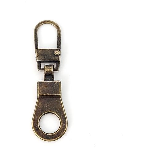 Tirazip Staccabile, Linguetta Per Cerniera Per Piumino, Borsa, Scarpe, Confezione Da 10 Brown - Foto 1
