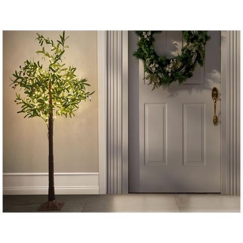 Albero Di Natale Da Esterno Verde Con Led 180 Cm Celioni - Foto 1
