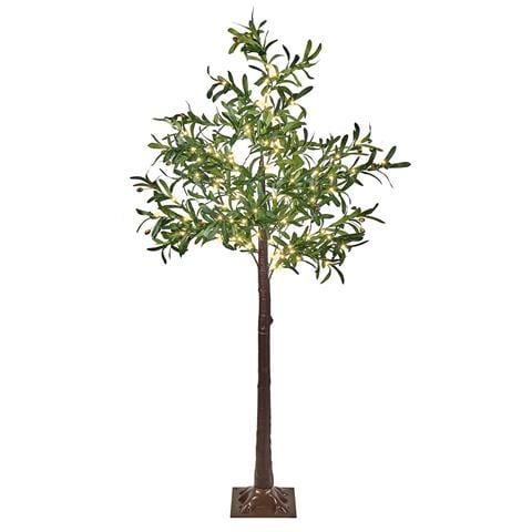 Albero Di Natale Da Esterno Verde Con Led 180 Cm Celioni - Foto 2