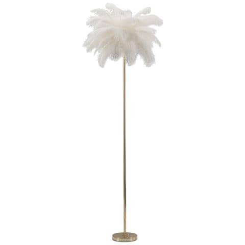 Lampada Da Terra Palm Bianca Cm Ø55x160 - Foto 1