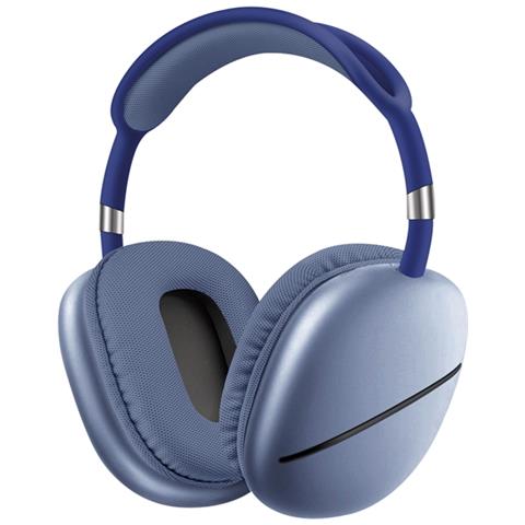Cuffie Microfono Bluetooth ALAM B Blu - Foto 1