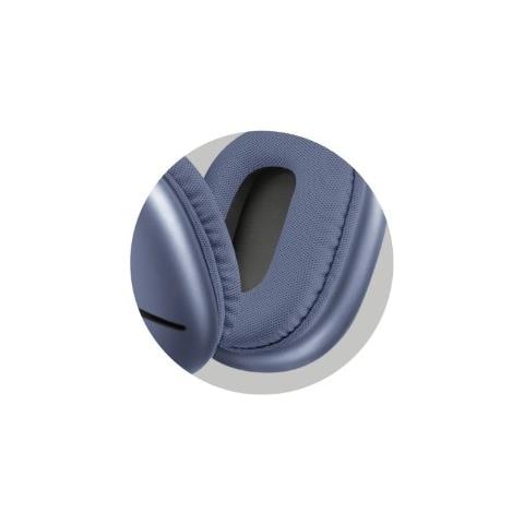 Cuffie Microfono Bluetooth ALAM B Blu - Foto 2
