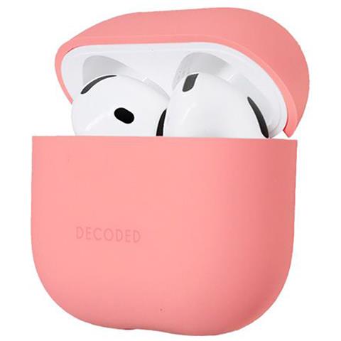 Airpods 4 Custodia In Silicone Antiurto Con Indicatore Led, Rosa - Foto 2