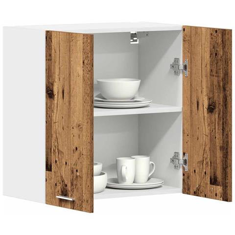 Pensile da Cucina “Lyon” Legno Antico 60x31x60 cm - Foto 1