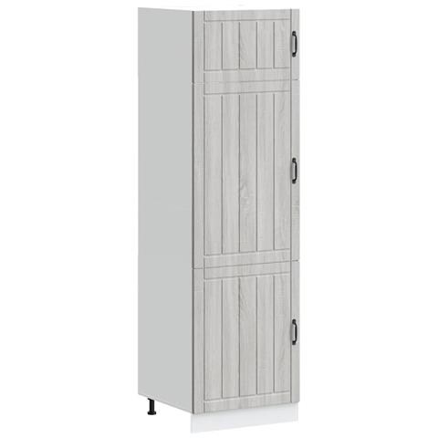 Armadio Da Cucina Lucca Grigio Sonoma In Legno Multistrato - Foto 1