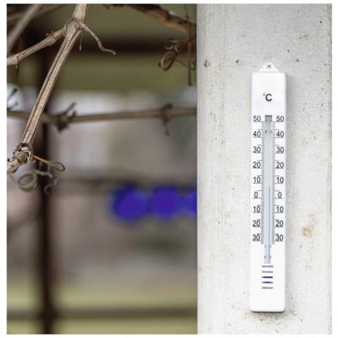 00186402 Termometro Termometro Per Ambiente Liquido Interno /esterno Bianco - Foto 3