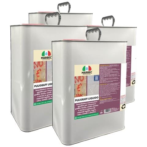 Puligraff Liquido 5ltx4pz - Smacchiatore Per Rimuovere Graffiti - Foto 1