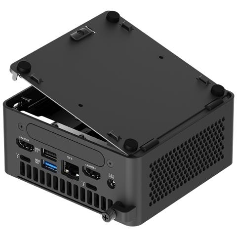 Mini PC Barebone NUC 15 Pro RNUC15CRHU700002 DDR5 SSD M. 2 Wi-Fi 7 Nero - Foto 2