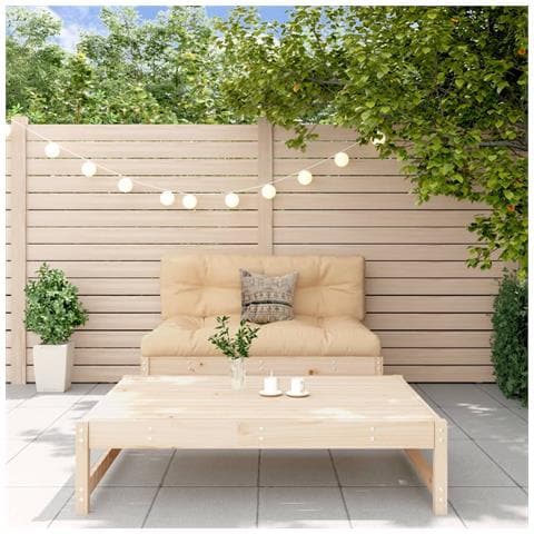 Set Divani da Giardino 2 pz con Cuscini in Legno Massello - Foto 2