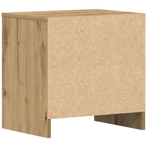 Comodino 2 pcs Rovere Artigianale 45x34x44,5 cm Legno Ingegnerizzato - Foto 9
