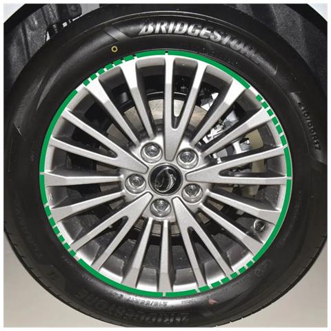 Adesivi Decorativi Personalizzati Per Pneumatici Auto E Moto Green - Foto 5