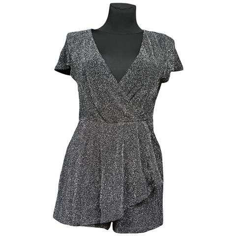 Tuta Con Shorts Manica Corta Comoda Nera Taglia M - Foto 1