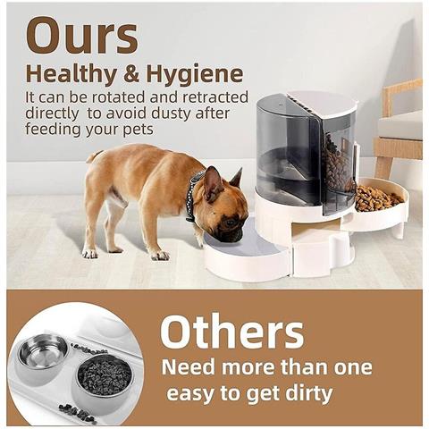 Distributore Automatico Di Acqua E Cibo Per Animali Domestici - Foto 2