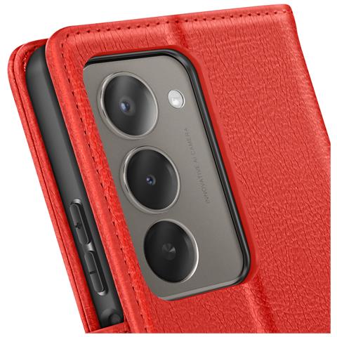 Custodia A Portafoglio Per Xiaomi Redmi 15 5g Chesterfield Grana Stand Funzione - Foto 5