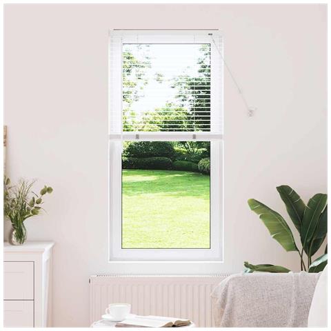 Tenda per Finestra con tende Manuale Bianco Alluminio - Foto 2